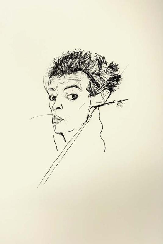 Egon Schiele Self Portrait